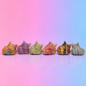 Rare Alashan Agate Mini Sleeping Fox - Calmness
