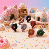 Rare Alashan Agate Mini Donut Cat - Wholeness