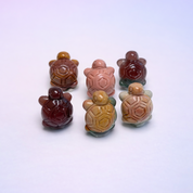Rare Alashan Agate Mini Turtle - Longevity