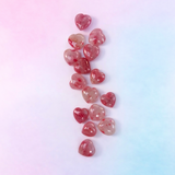 Mini Rhodonite Puffy Hearts - Forgiveness