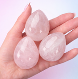 Rose Quartz Eggs - Nurturing Heart