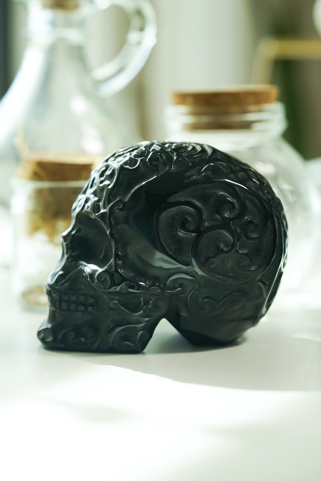 Obsidian Sugar Skull