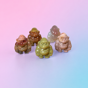 Rare Alashan Agate Mini Gorilla - Strength