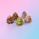 Rare Alashan Agate Mini Gorilla - Strength