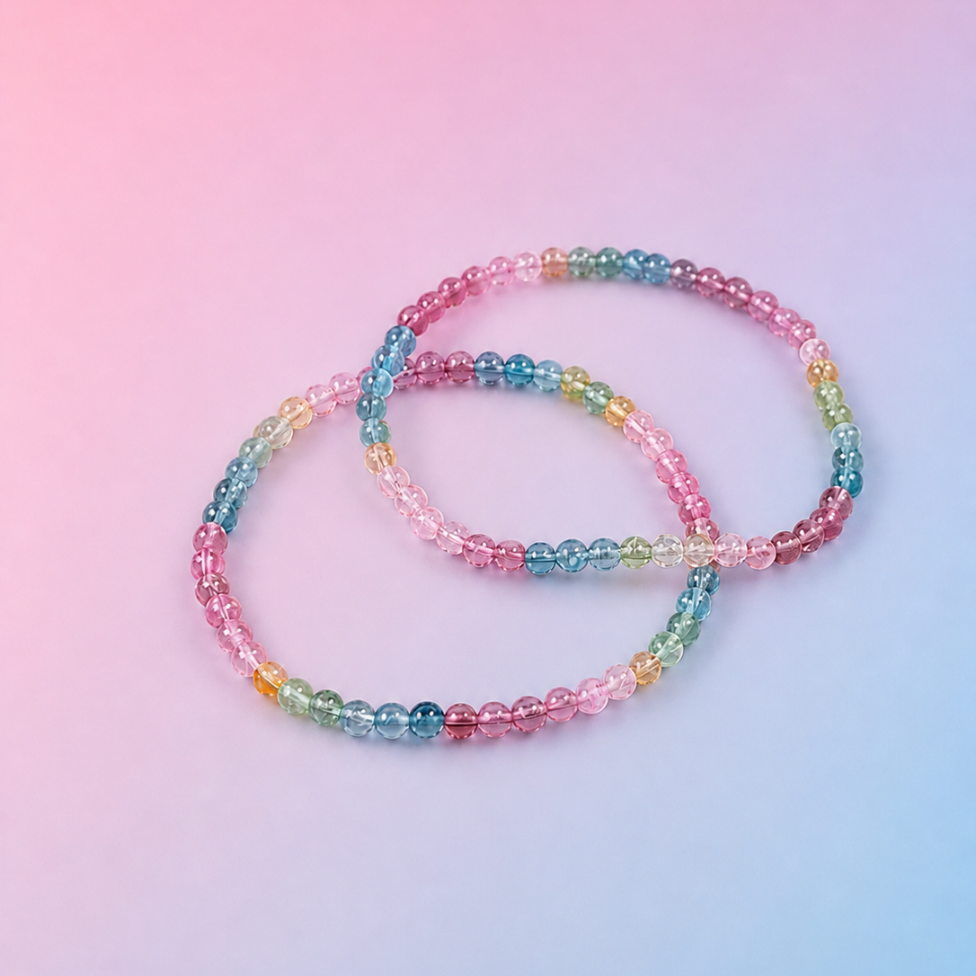 Watermelon Tourmaline Bracelet - Emotional Balance