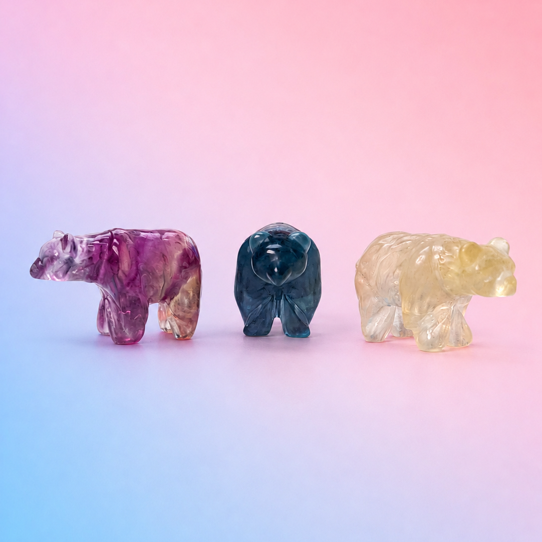 Fluorite Bear - Strength