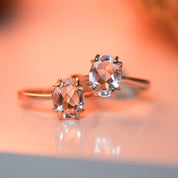 Gem Quartz Oval Cut Ring