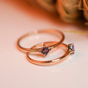 Iolite Square Cut Ring