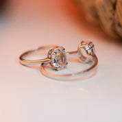 Gem Quartz Oval Cut Ring