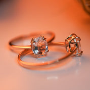 Gem Quartz Oval Cut Ring