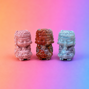 Rare Alashan Agate Mini Money God - Wealth Attraction