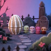 Mystery Rare Alashan Agate Skeleton Egg- Rebirth