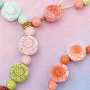 Alashan Agate Lotus Bracelet - Spiritual Growth