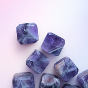 Mini Chevron Amethyst Cube - Alignment