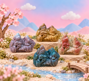 Rare Alashan Agate Mini Mountains - Greater Heights