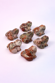 Money Agate Frogs - Luck