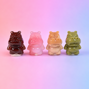 Rare Alashan Agate Mini Hippo - Emotional Strength