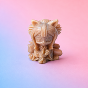 Rare Alashan Agate Full Size Fire Princess - Courage