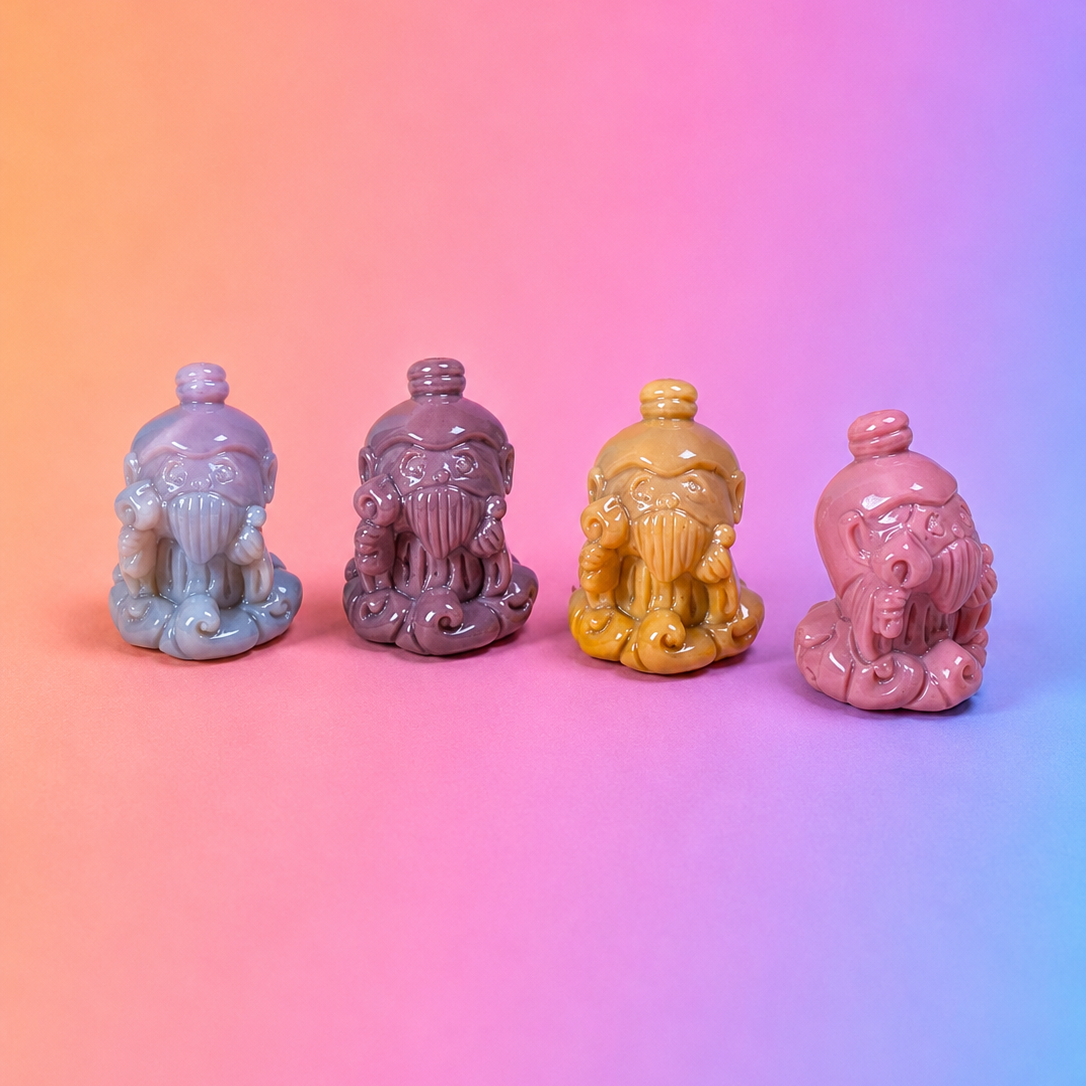Rare Alashan Agate Mini Wizard - Wisdom