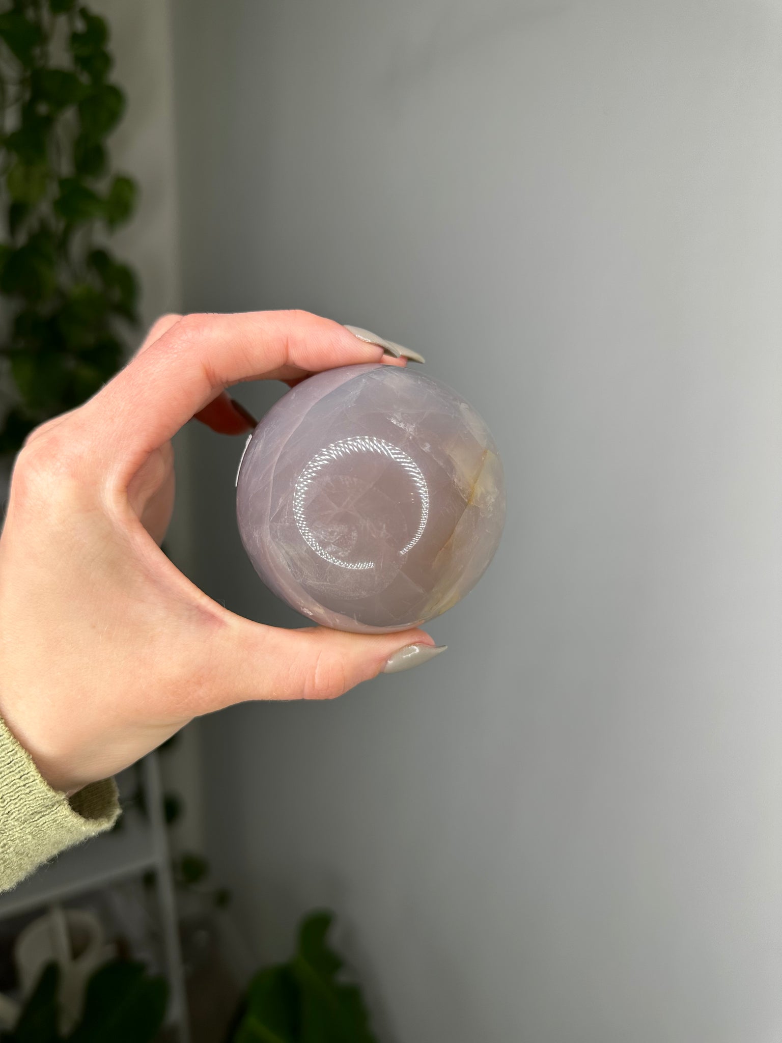 Blue Rose Quartz Sphere