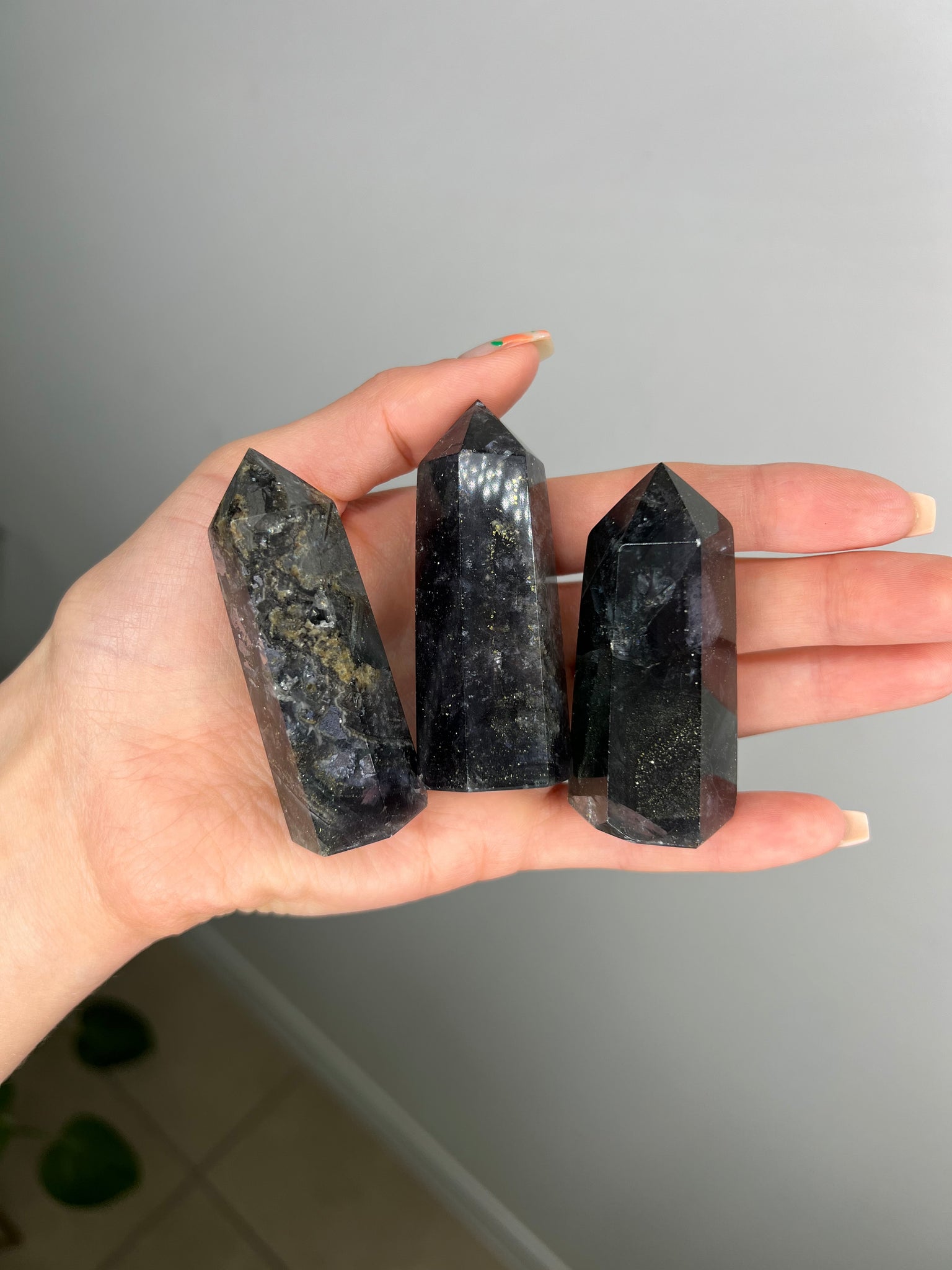 Fluorite w/ Pyrite Tower