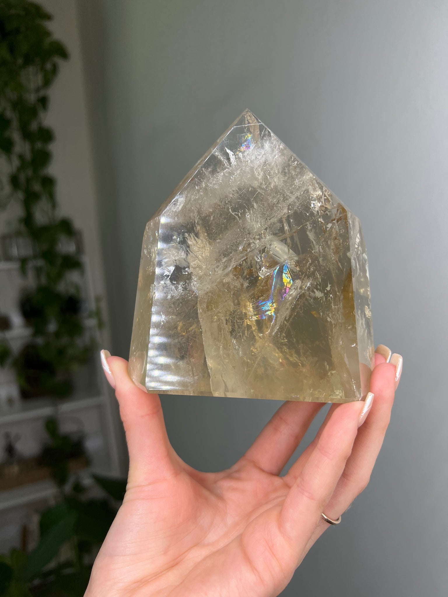 Natural Citrine Tower