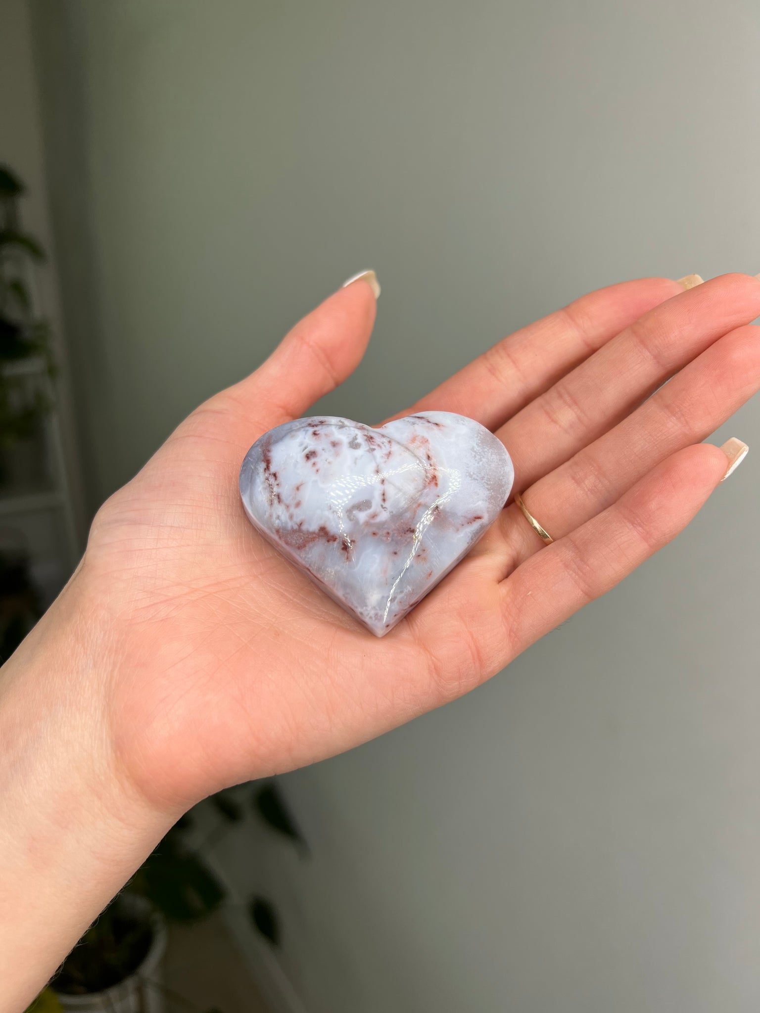 Scenic Agate Heart