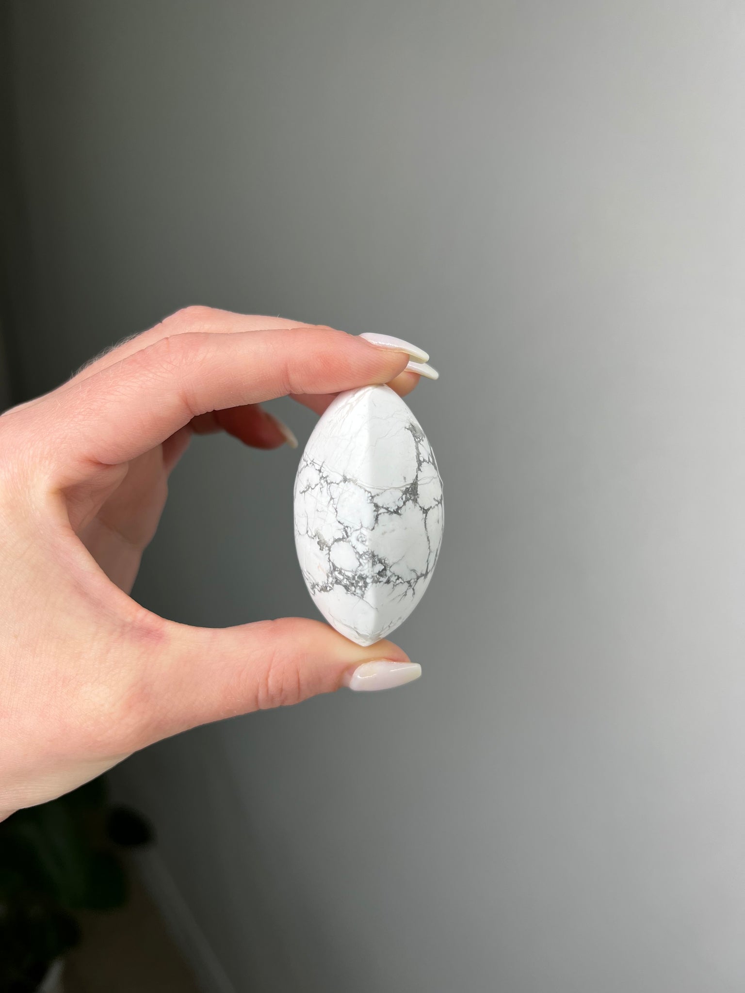 Howlite Palmstone