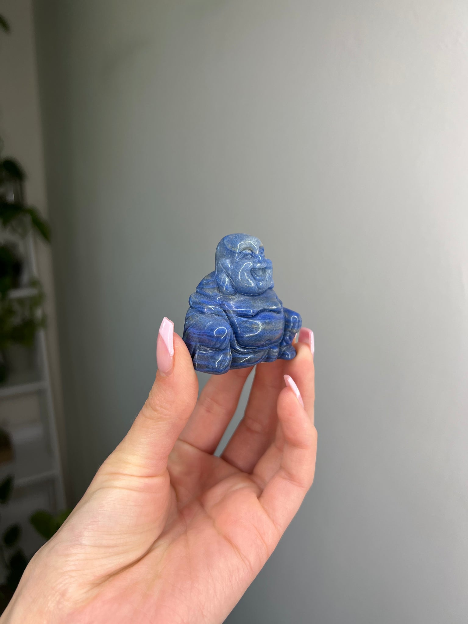 Blue Aventurine Buddha