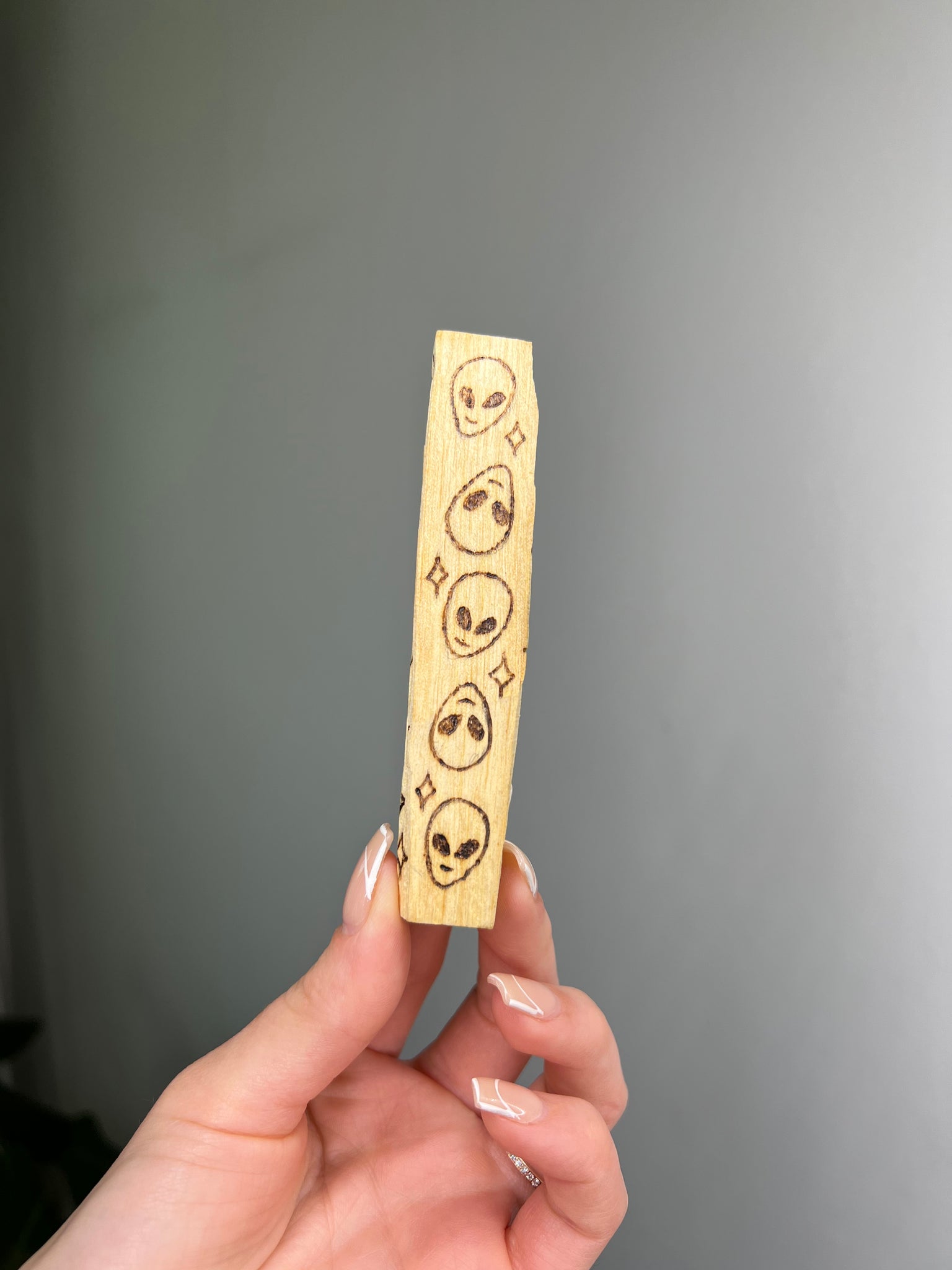 Organic Hand-Carved ET Palo Santo
