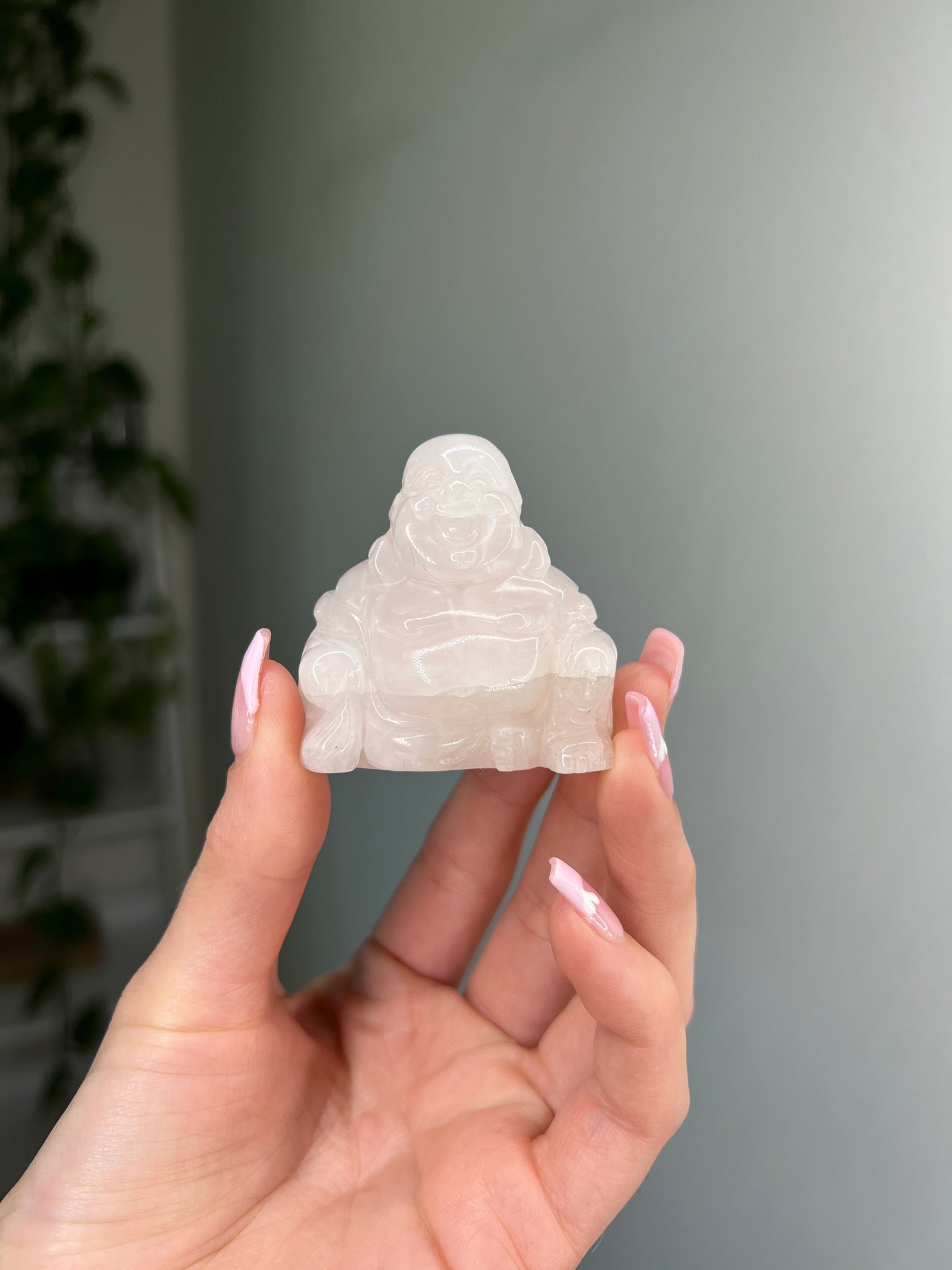 Rose Quartz Buddha