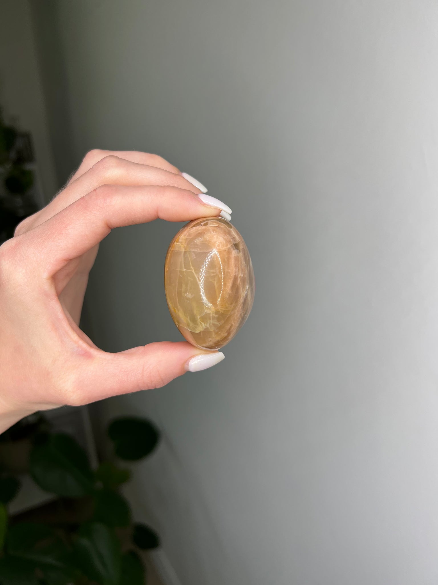 Peach Moonstone Palmstone