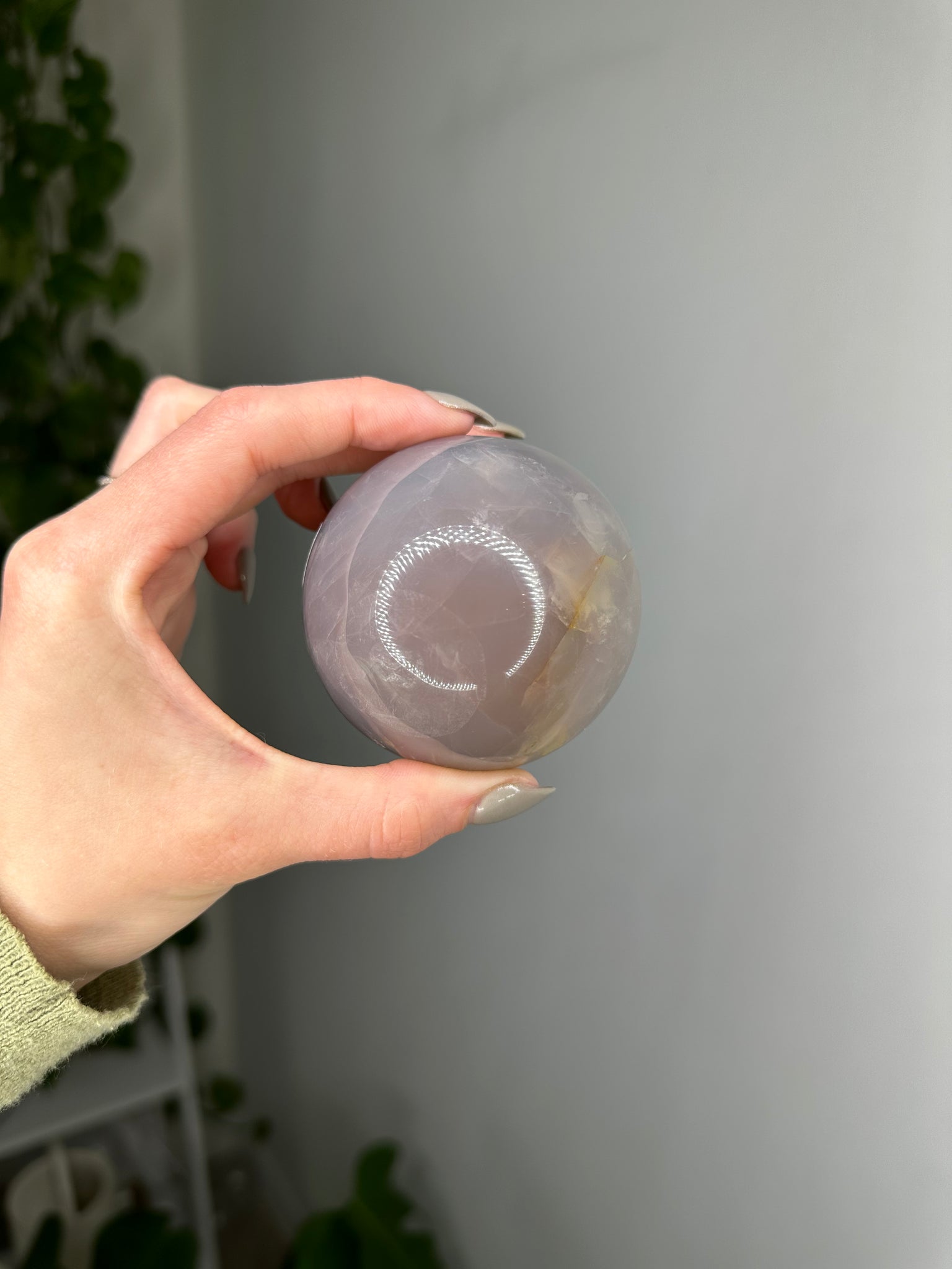 Blue Rose Quartz Sphere