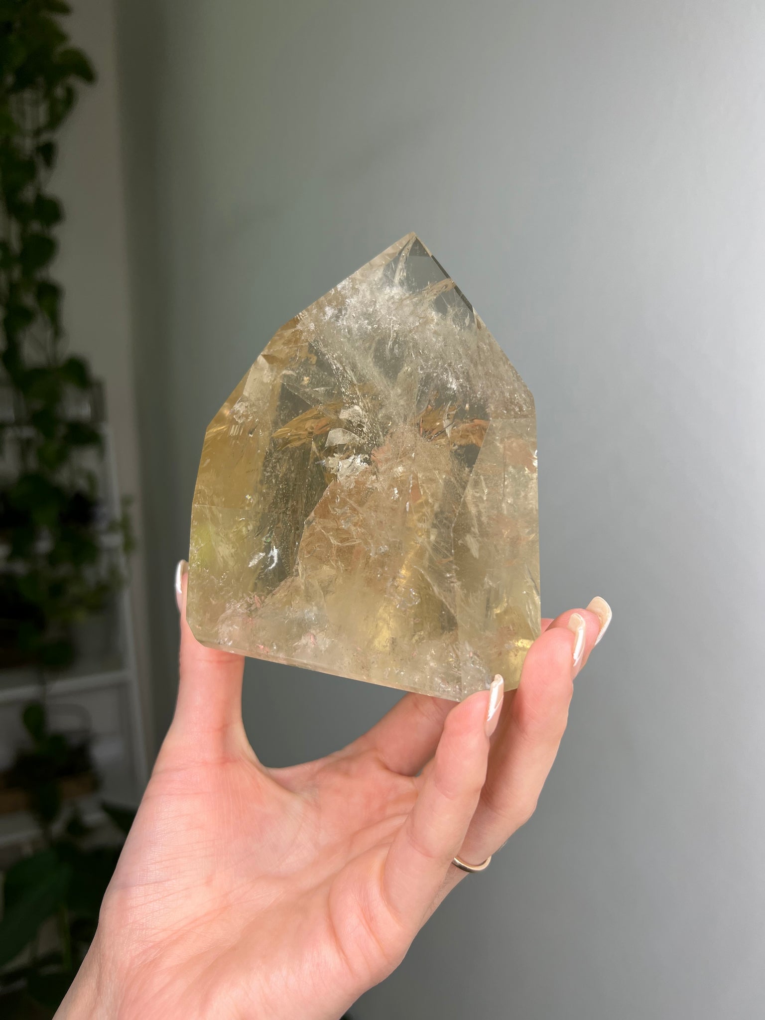 Natural Citrine Tower