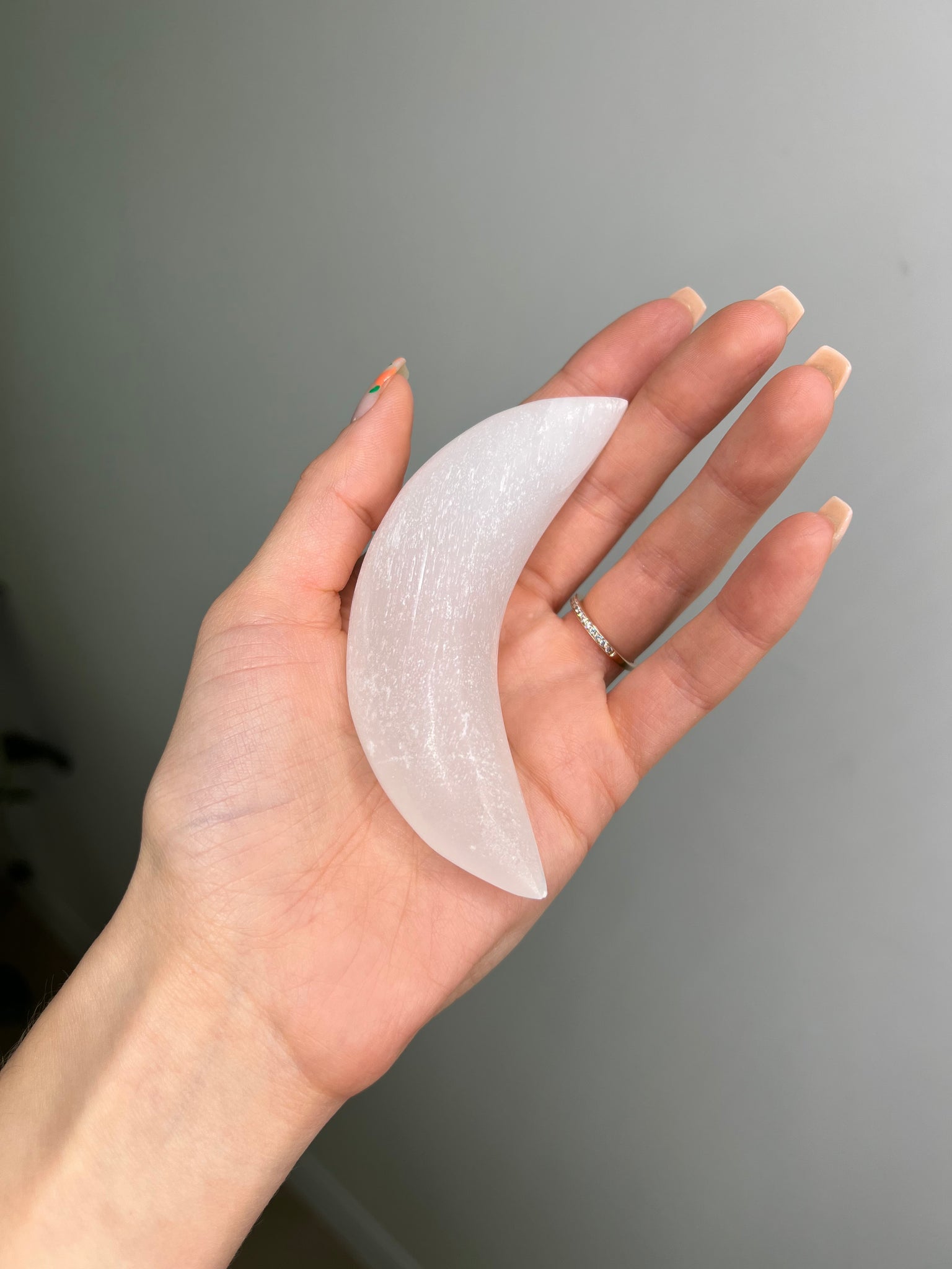 Satin Spar Moon