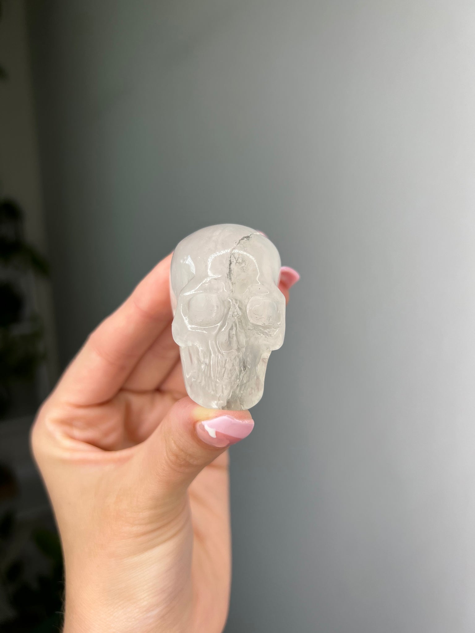 Clear Quartz Skull