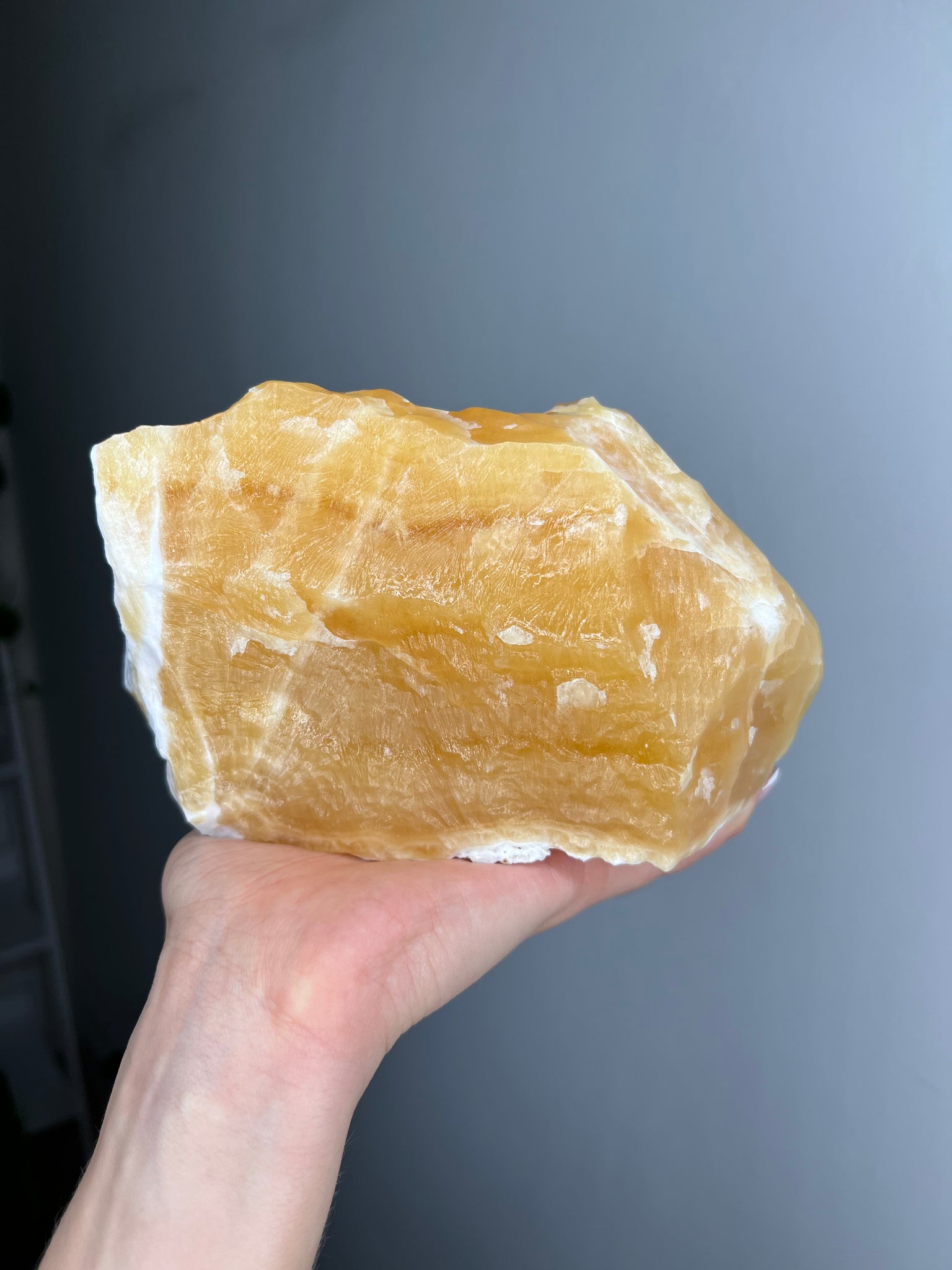 Orange Calcite Chunk