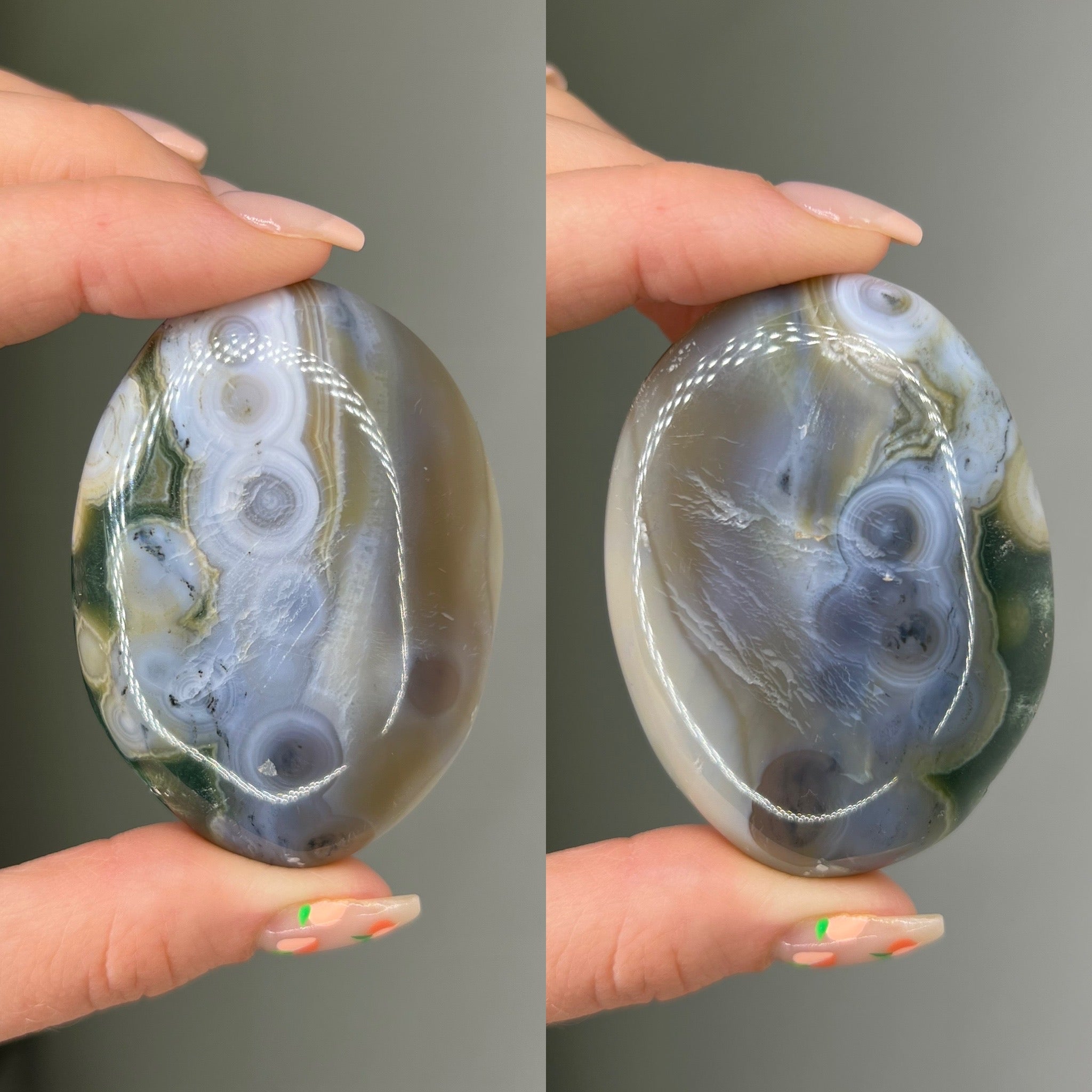 8th Vein Ocean Jasper Palmstone