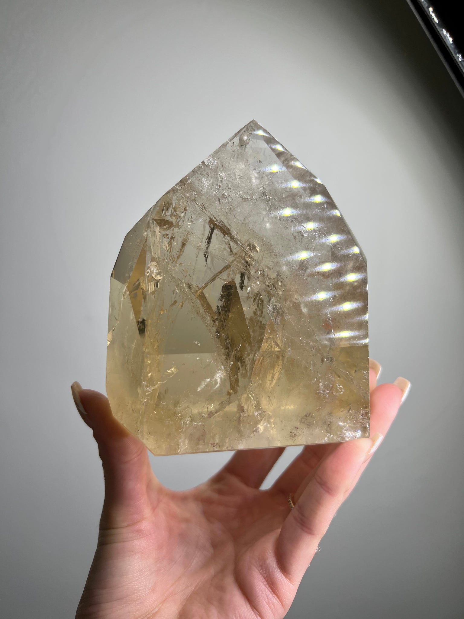 Natural Citrine Tower