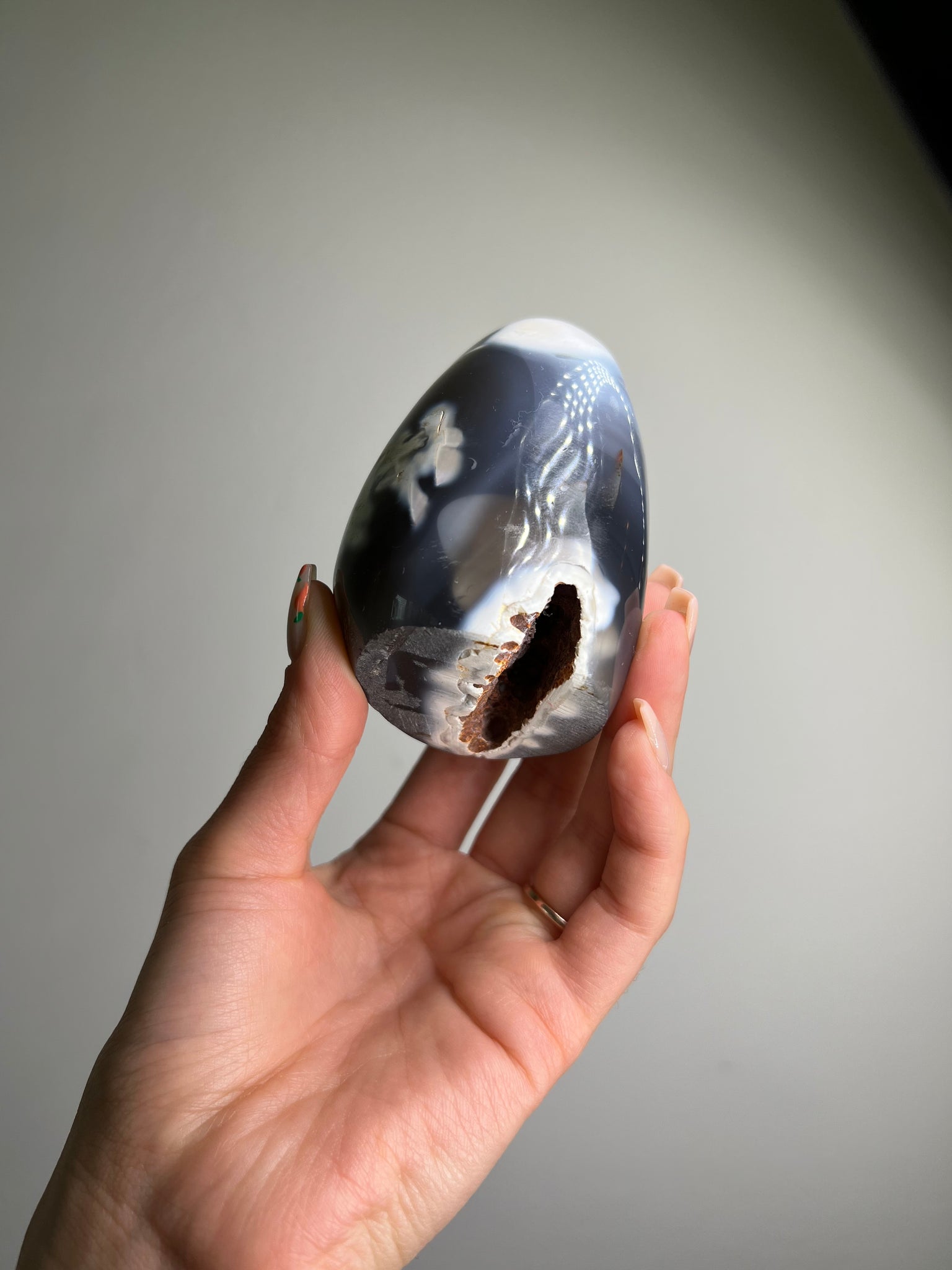 Orca Agate Freeform