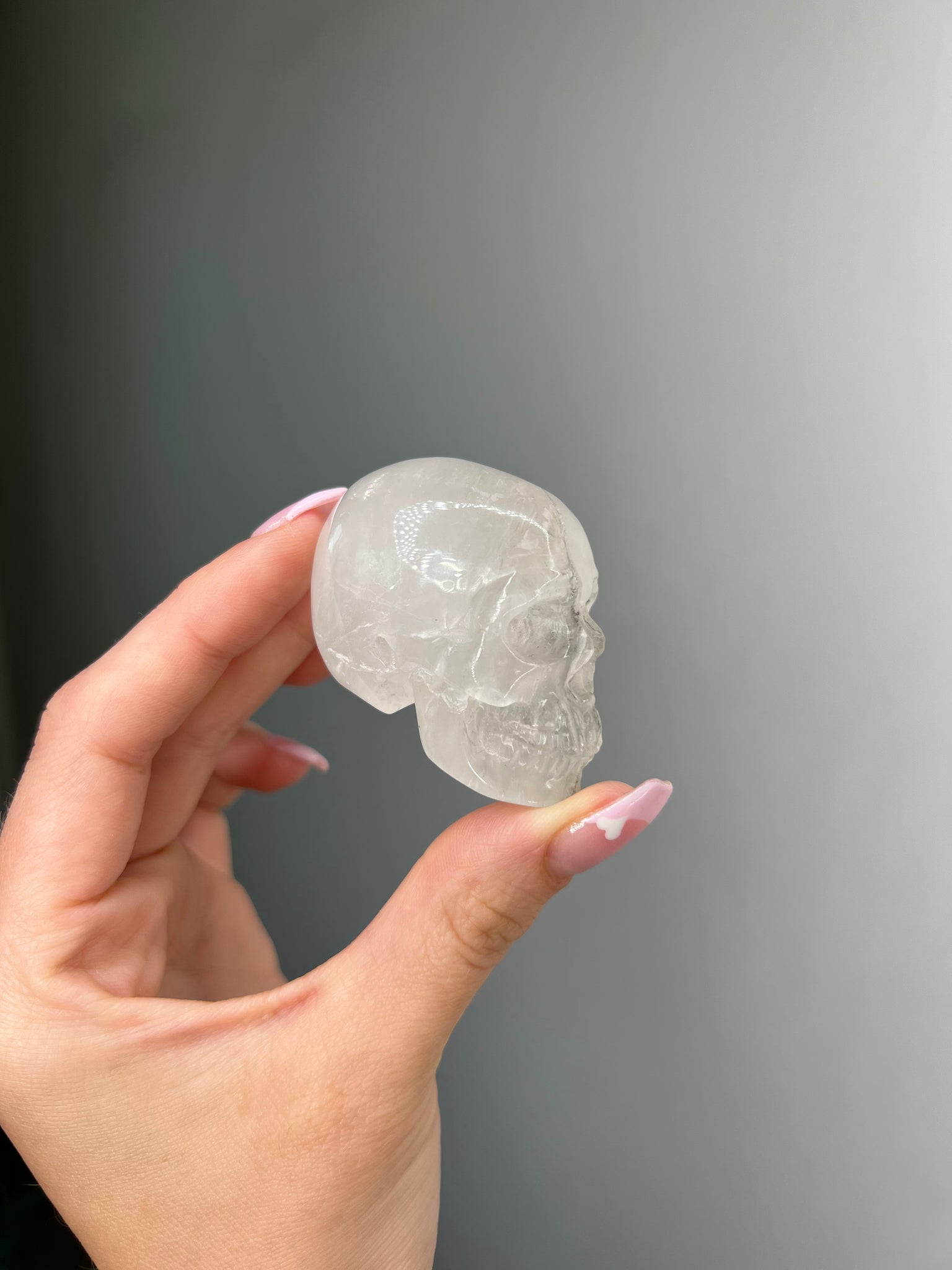 Clear Quartz Skull
