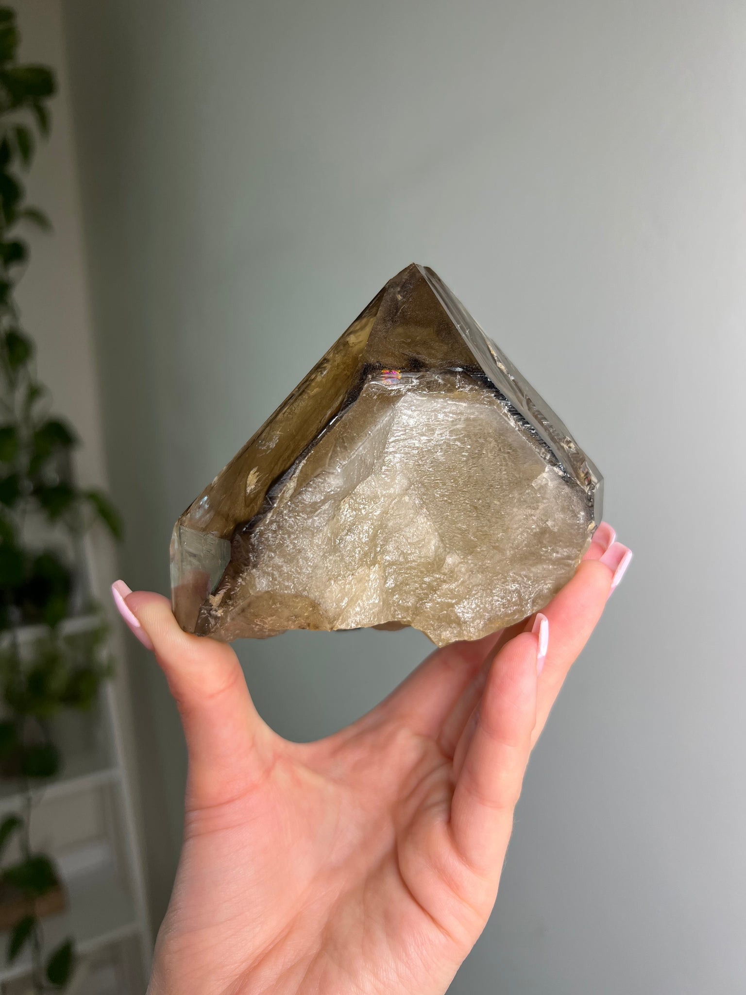 Natural Citrine Skeletal Elestial Quartz