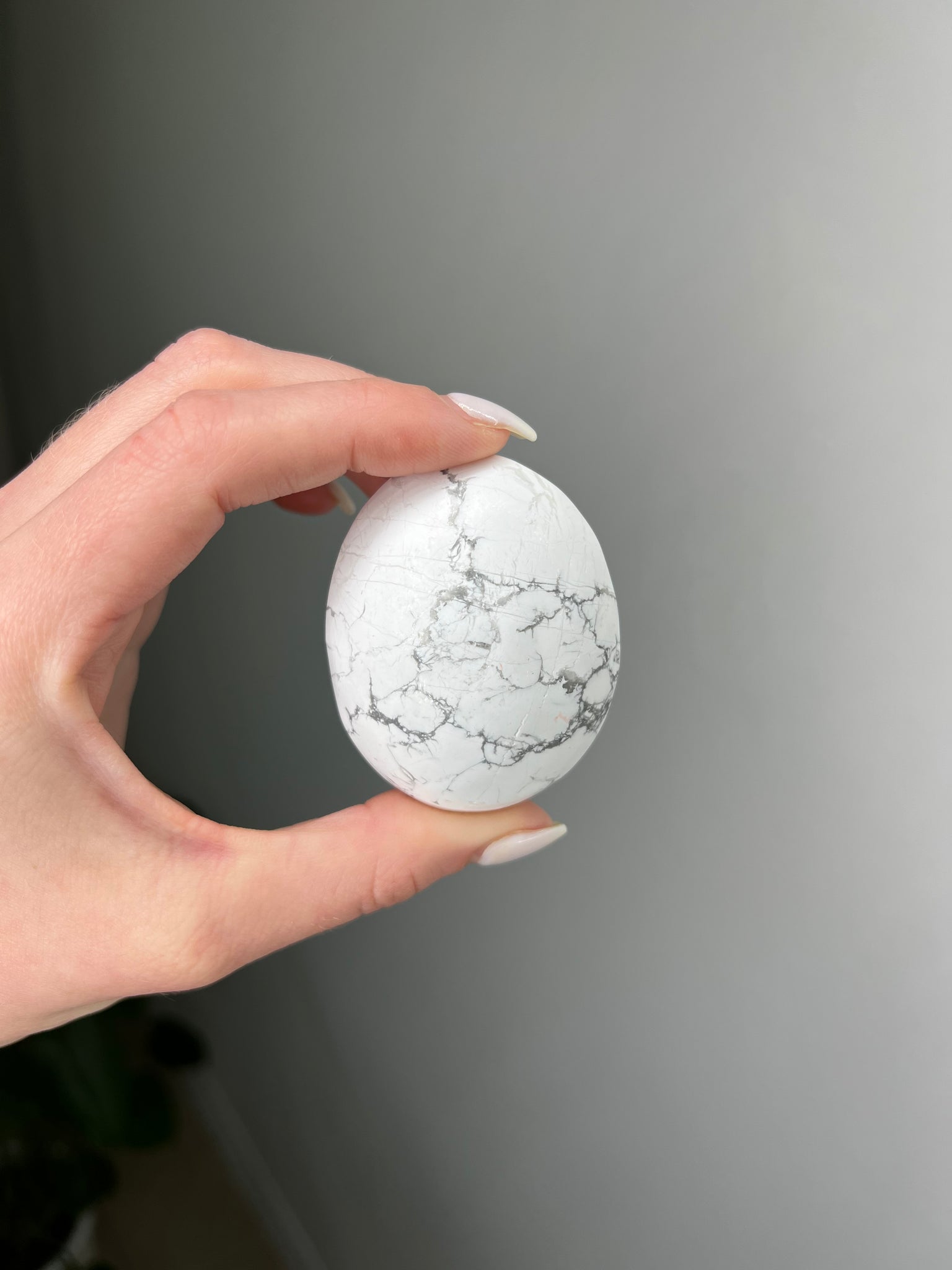 Howlite Palmstone