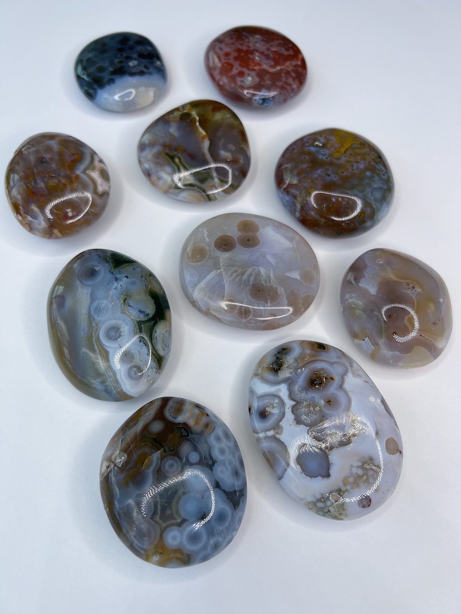 8th Vein Ocean Jasper Palmstone