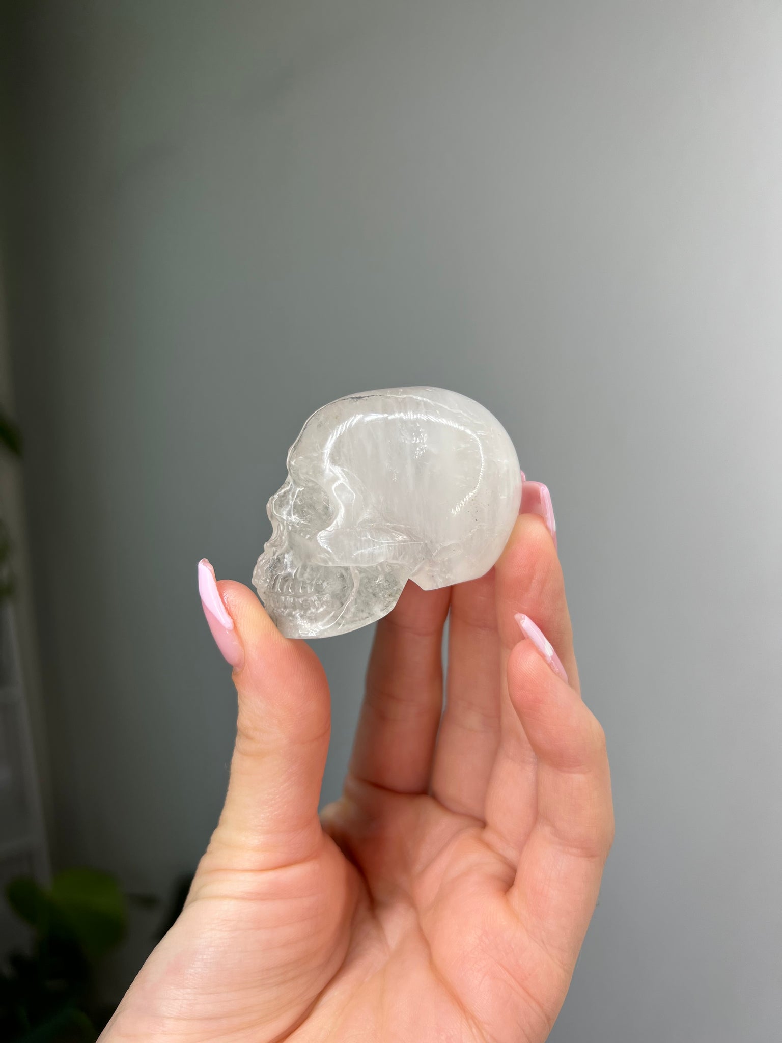 Clear Quartz Skull