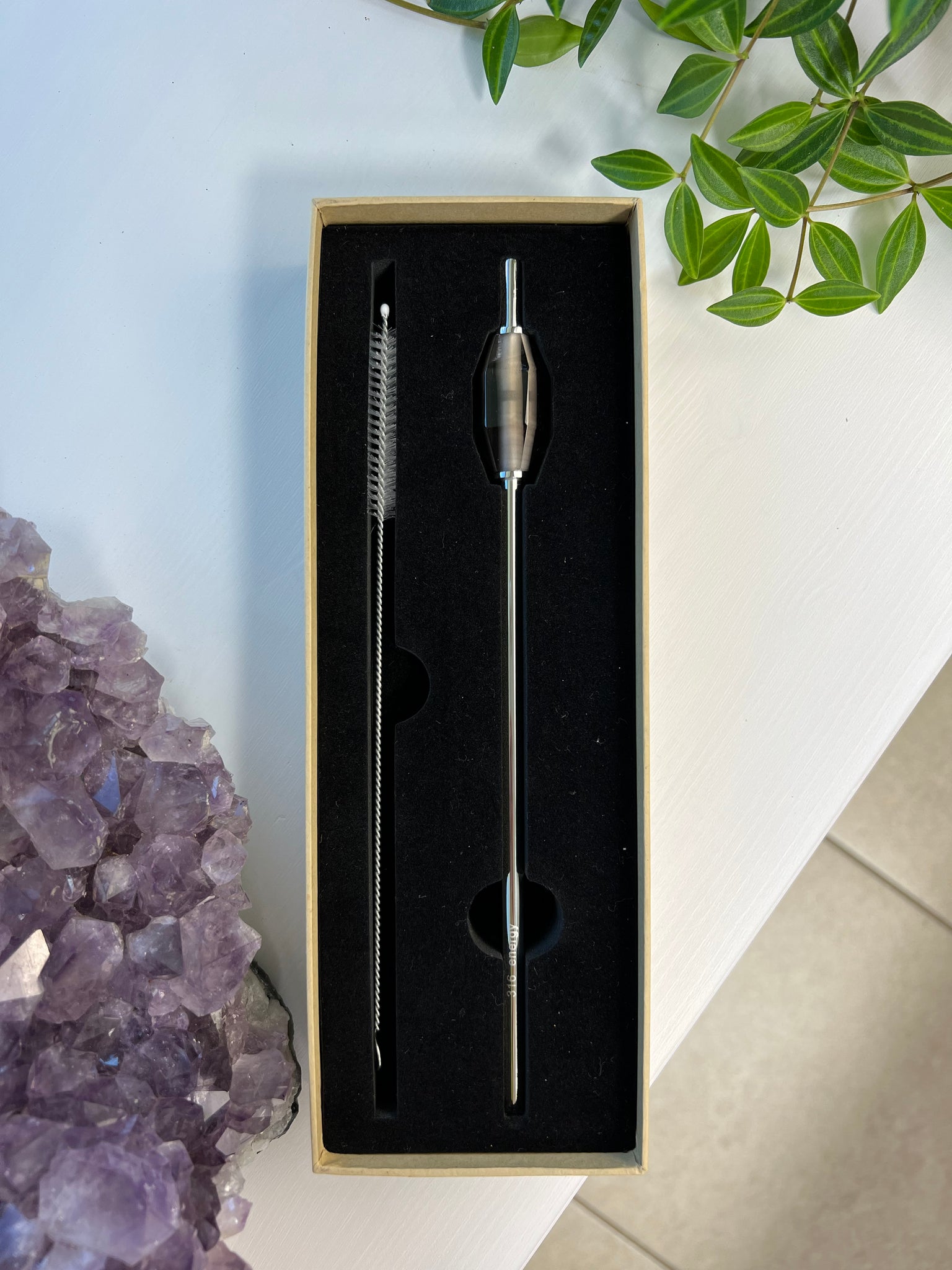 Smoky Quartz Elixir Straw