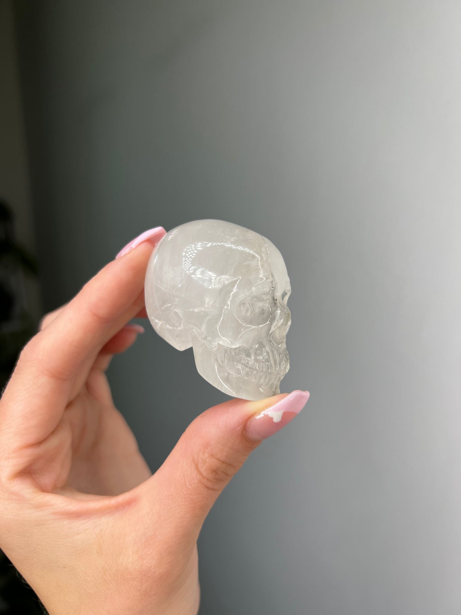 Clear Quartz Skull