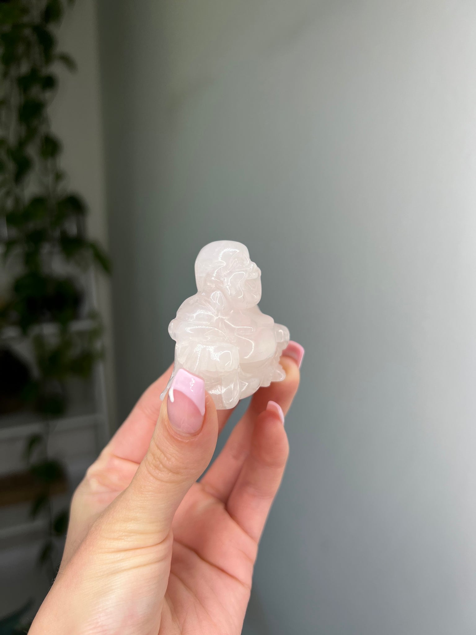 Rose Quartz Buddha