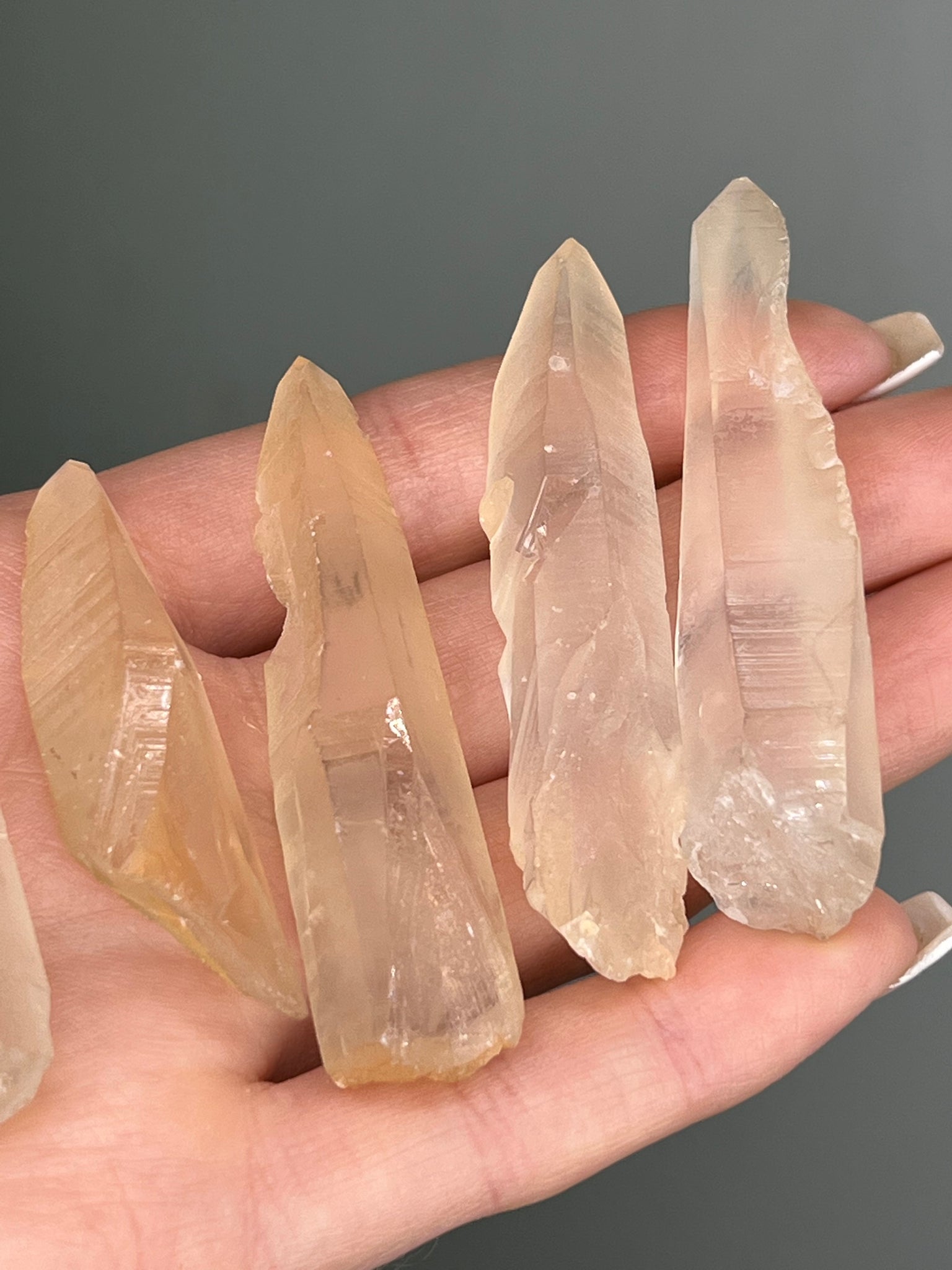Tangerine Quartz Natural Point