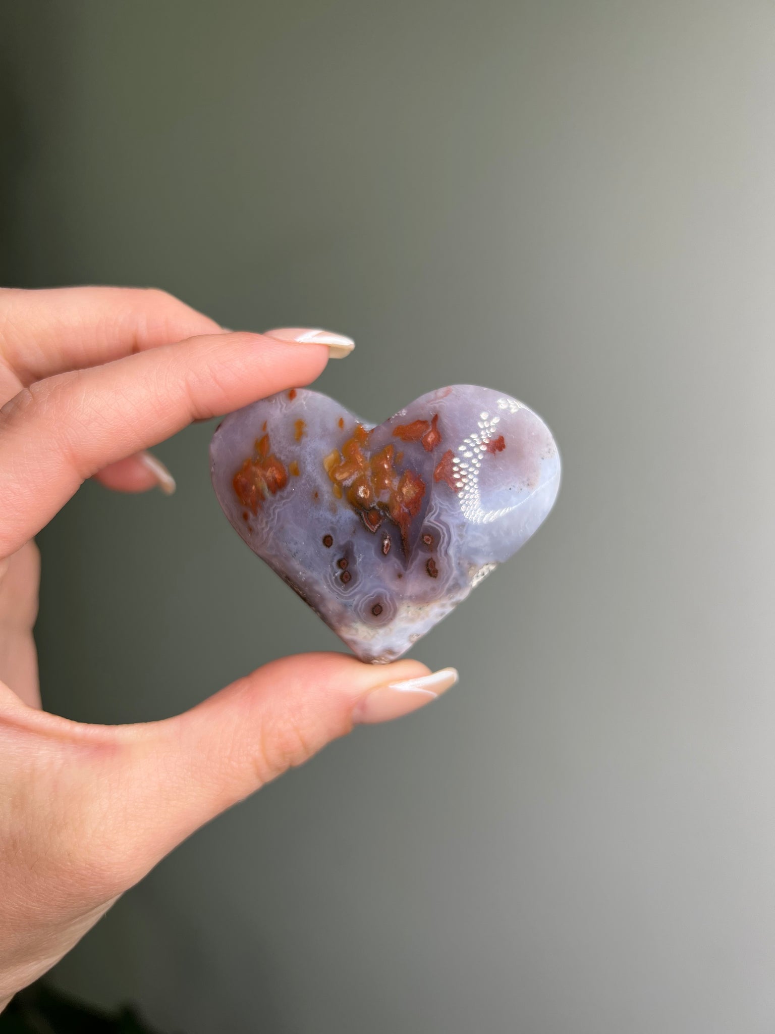 Scenic Agate Heart